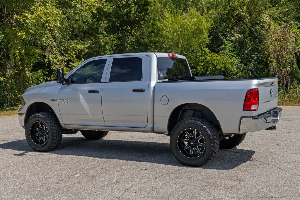 Rough Country Hard Tri-Fold Flip Up Bed Cover 6'4" Bed | Ram 1500/2500/3500 (10-25 & Classic)
