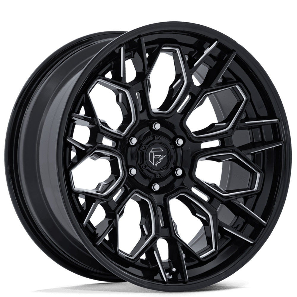 3.5 Inch Lift N3 Bundle w/ 22x10 Gloss Black Milled Wheels & 33in Hercules RT1 - 2wd/4wd