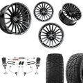 3 inch Lift M1 Bundle w/ 20x10 Gloss Black Wheels & 33in Hercules RT1 - 2wd/4wd