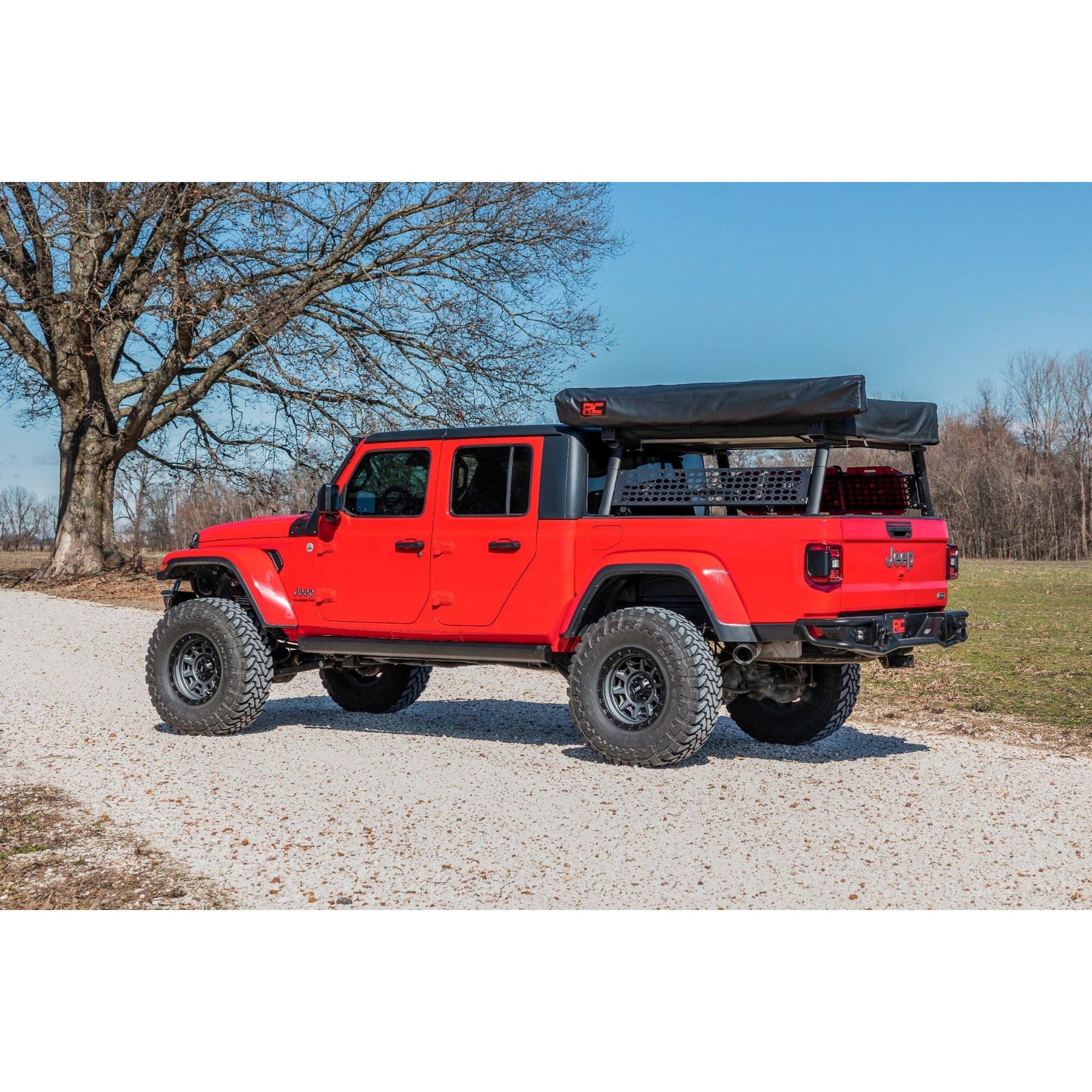 Rough Country Power Running Boards Dual Electric Motor | Jeep Gladiator JT 4WD (20-25)