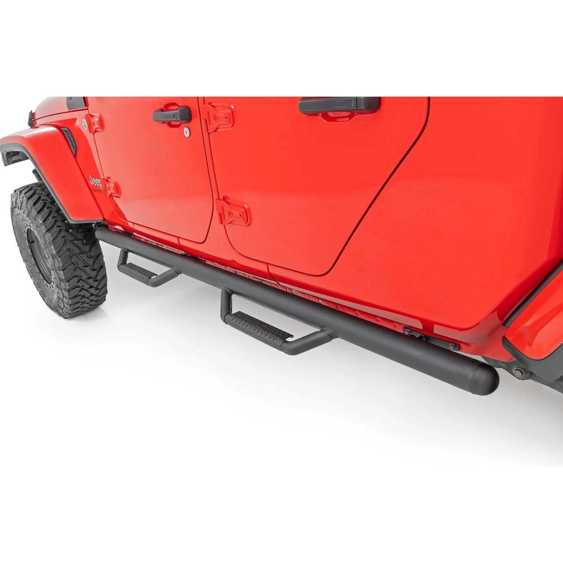 Rough Country Nerf Steps Cab Length | Crew Cab | Jeep Gladiator JT 4WD (2020-2025)