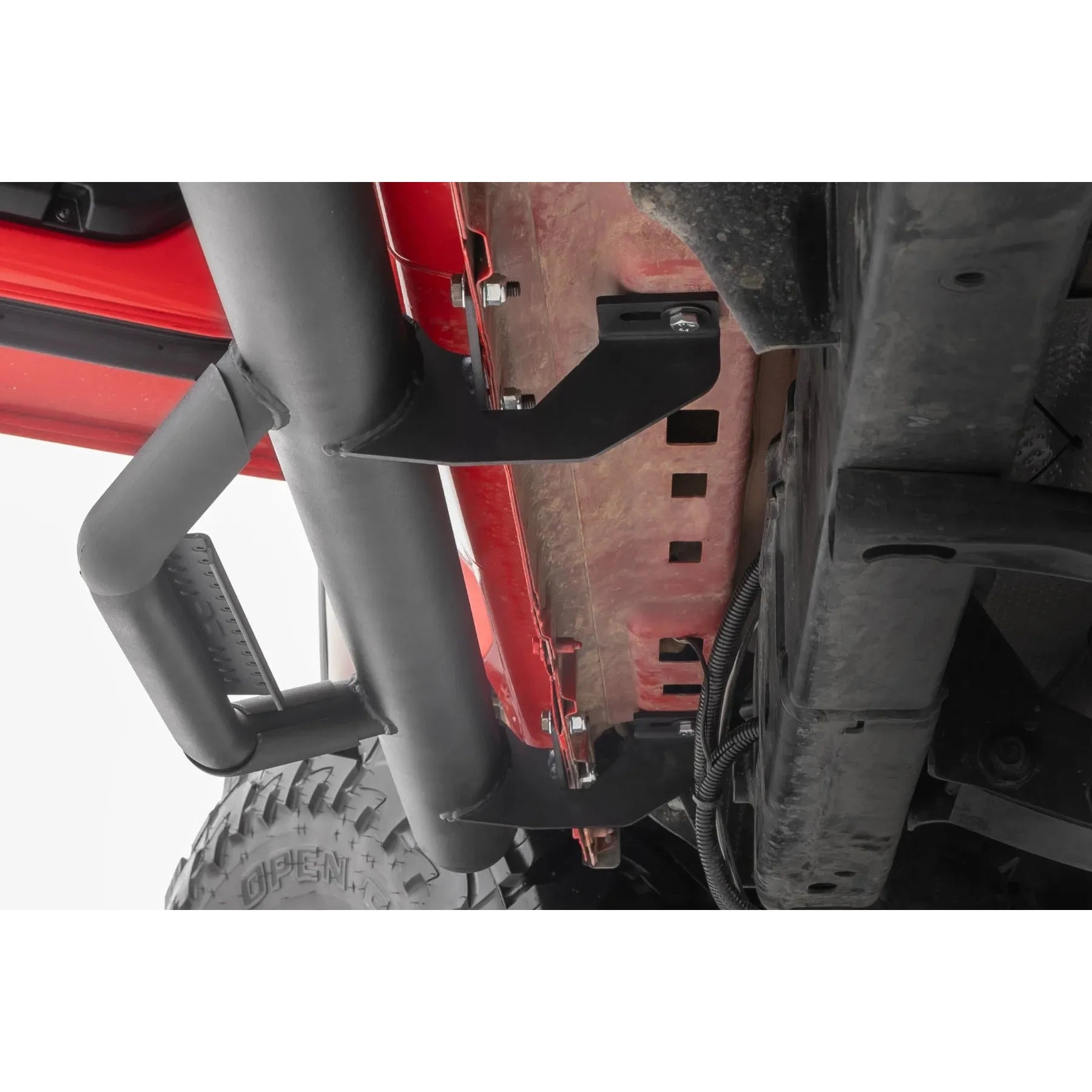 Rough Country Nerf Steps Cab Length | Crew Cab | Jeep Gladiator JT 4WD (2020-2025)