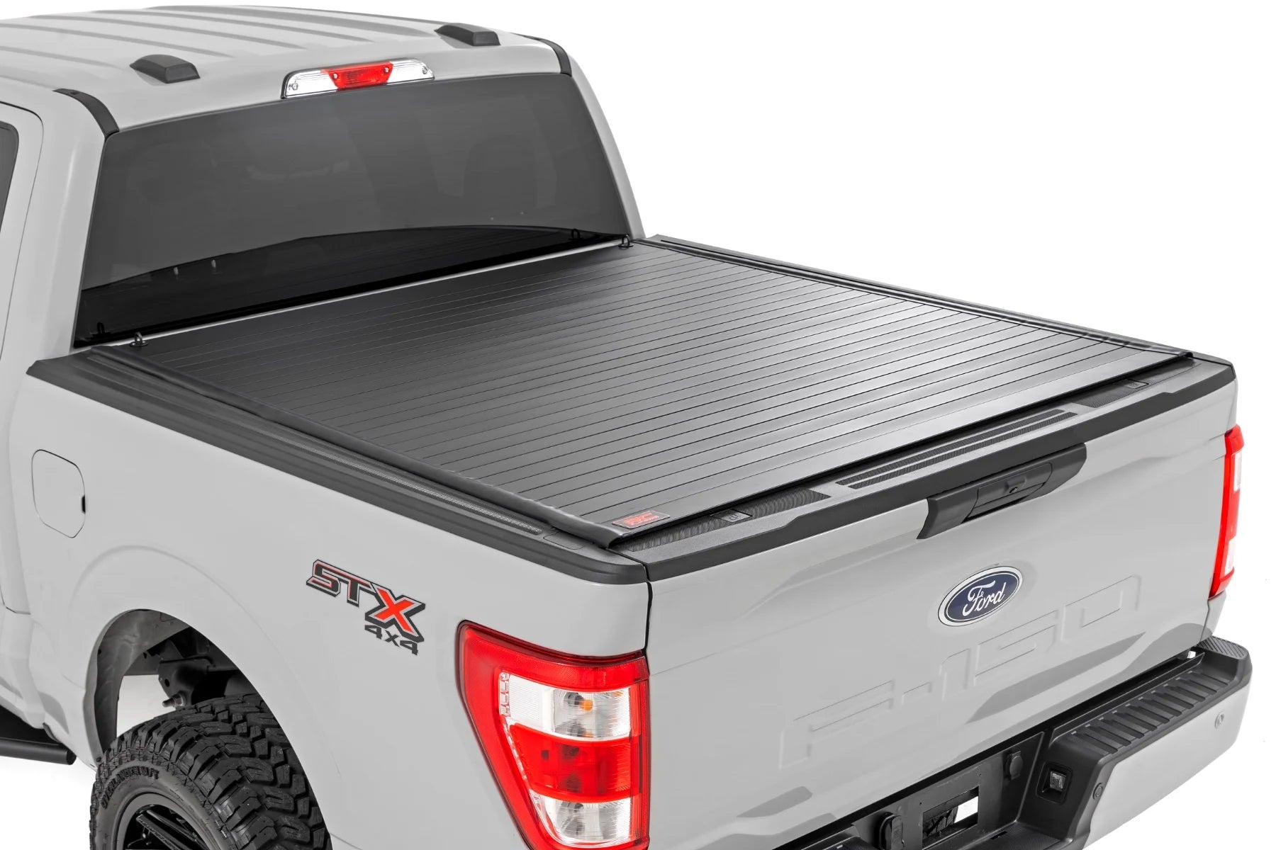 Rough Country Hard Roll Up Bed Cover 5'7" Bed | Ford F-150 (15-25)/F-150 Lightning (22-25)