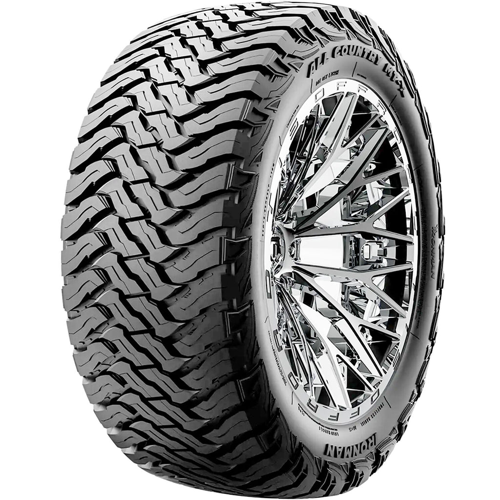 7 inch Lift N3 Bundle w/ 20x10 Gloss Black Wheels - 35in Ironman MT-X Tires & Upper Control Arms- 4wd (14-18)