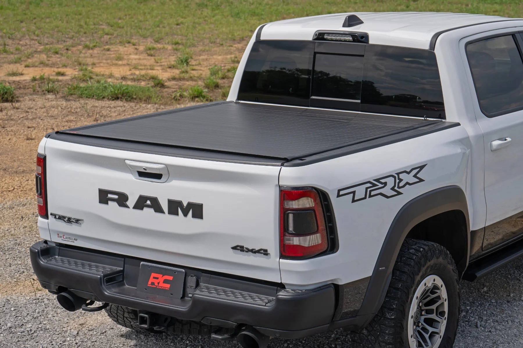 Rough Country Hard Roll Up Bed Cover 5'7" Bed | Ram 1500 (19-25)/1500 TRX (21-24)