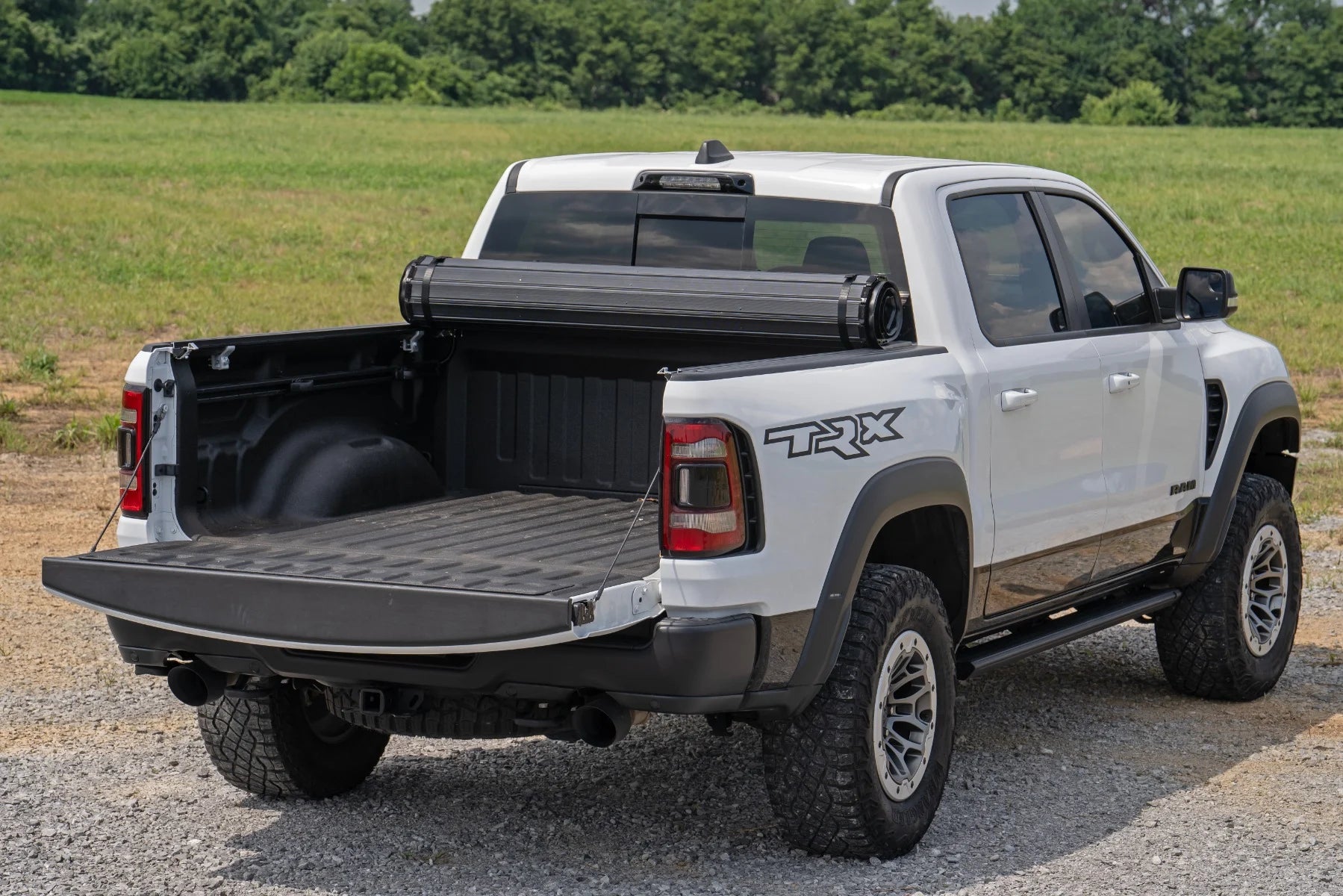 Rough Country Hard Roll Up Bed Cover 5'7" Bed | Ram 1500 (19-25)/1500 TRX (21-24)