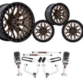 3.5 inch Lift M1 Bundle w/ 20x10 Black Bronze Wheels - No Tires- 2wd/4wd