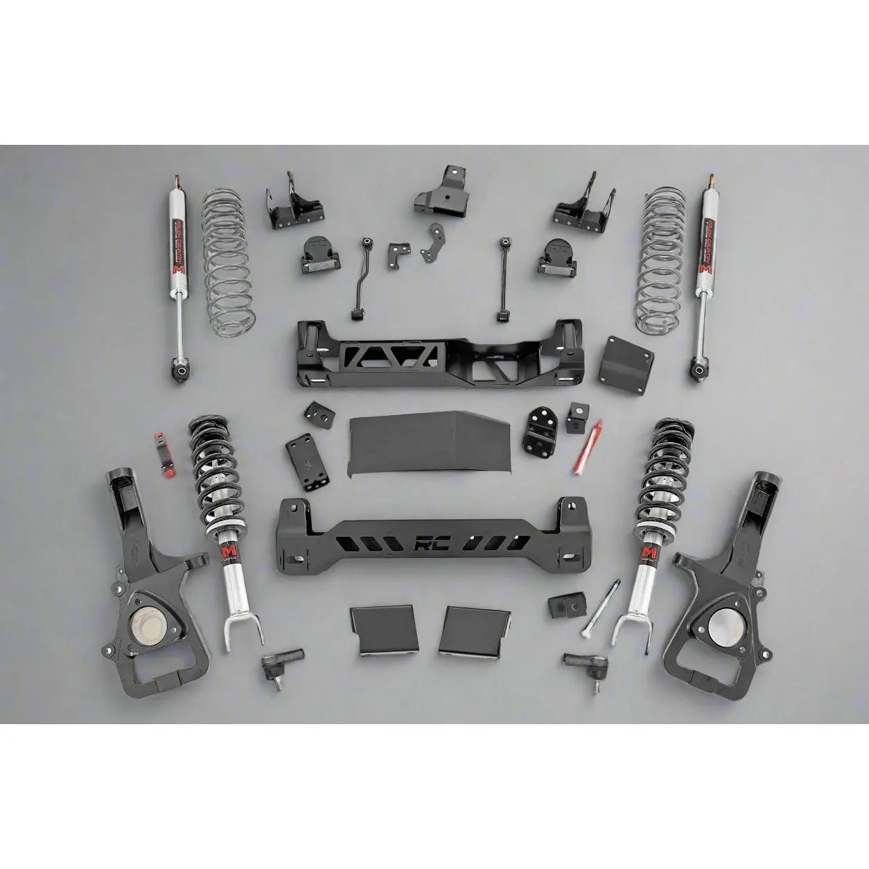 Rough Country 6 Inch Lift Kit Ram 1500 4WD (2019-2024) w/ M1 Strut - M1 Rear Shock Upgrade