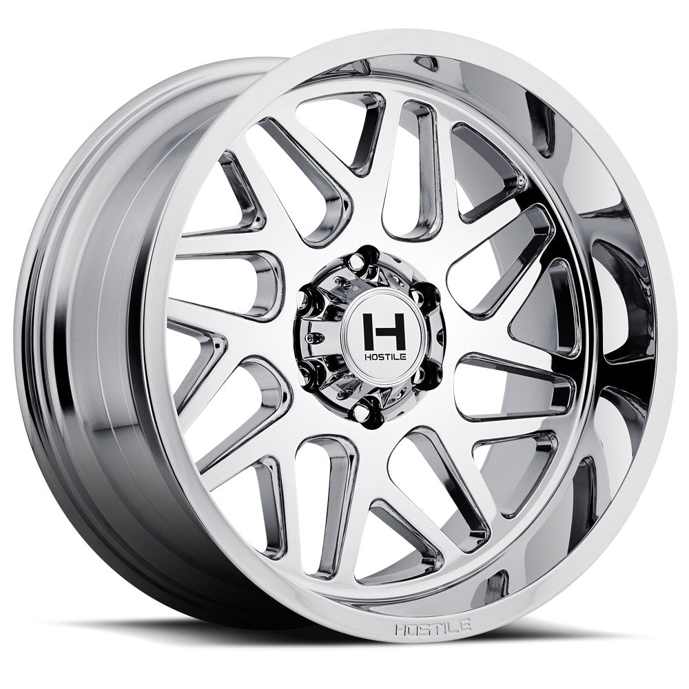 6 inch M1 Bundle w/ 22x10 Chrome Wheels - 35in Nitto Ridge Grapplers - 4wd