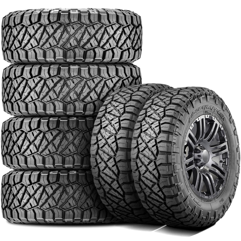 6 inch Lift N3 Bundle w/ 22x12 Black Wheels - 35in Nitto Ridge Grapplers - 4wd