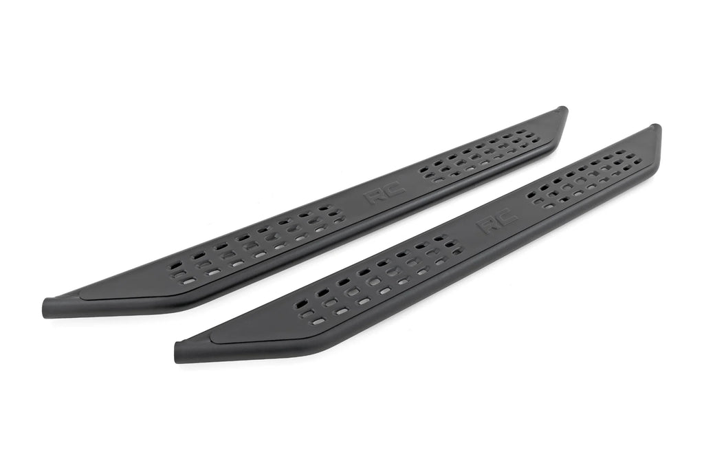 Rough Country OV2 Running Boards Side Step Bars | Crew Cab | Ford F-150/Lightning/F-250/F-350 (15-25)