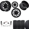 3.5 Inch Lift M1 Bundle w/ 20x10 Gloss Black Wheels & 33in Hercules TT1 - 2wd/4wd