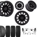3.5 Inch Lift N3 Bundle w/ 22x10 Blacked Out Wheels & 33in Hercules RT1 - 2wd/4wd