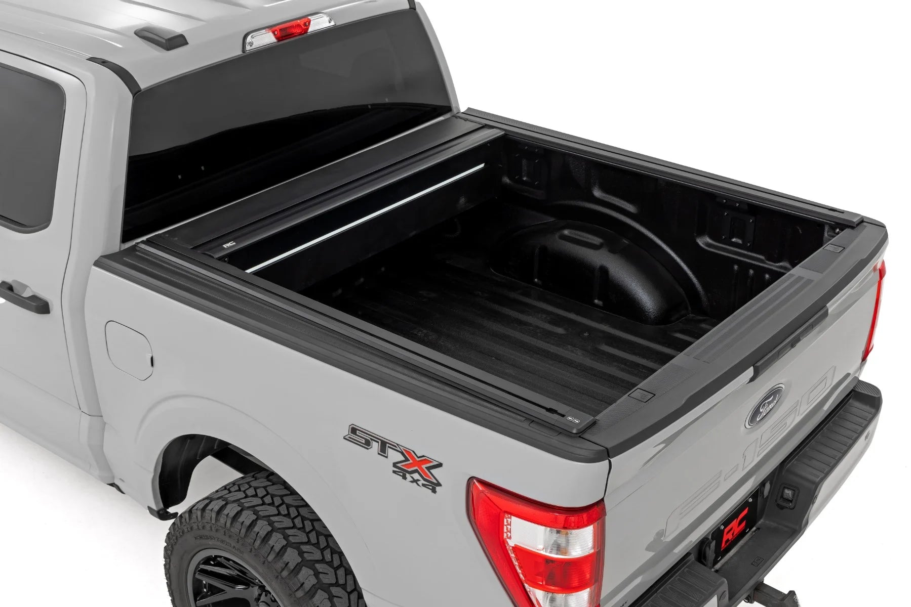 Rough Country Powered Retractable Bed Cover 5'7" Bed | Ford F-150 2WD/4WD (2015-2025)
