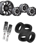 2.5 Level Bundle w/ 20x9 Black Wheels & 33in Nitto Recon Grapplers - 4wd