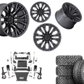 6 inch Bundle w/ 22x12 Gunmetal Wheels & 35in Nitto Ridge Grapplers - 4wd - 4.3 5.3 6.2 Engine