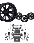 6inch N3 Bundle w/ 22x12 Black Wheels - No Tires - 4wd