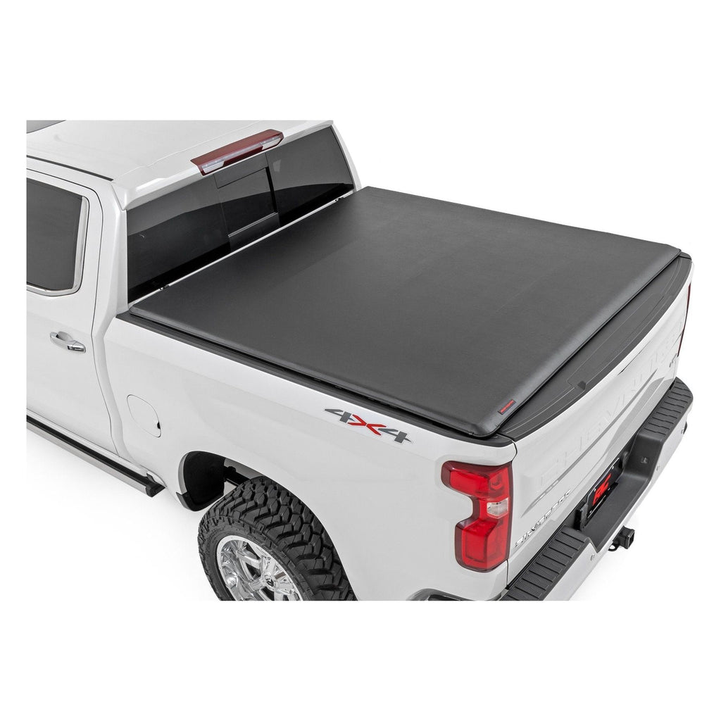 Rough Country Soft Roll Up Bed Cover 5'10 Chevy/GMC Sierra 1500 (19-25)/Silverado 1500 (19-25)