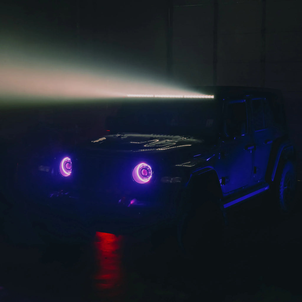 Oracle Lighting Integrated Windshield Roof LED Light Bar System for Jeep Wrangler JL & Gladiator JT