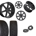 2 inch Level Bundle w/ 22x9 Gloss Black Wheels & 305x45x22 Toyo Proxes Tires - 2wd/4wd
