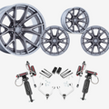 3.5 inch Lift Vertex Bundle w/ 20x10 Platinum Chrome Wheels - No Tires- 2wd/4wd