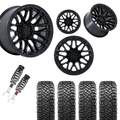 2 in Level Bundle w/ 20x10 Black Out Wheels & 33in Nitto Ridge Grapplers - 2wd/4wd
