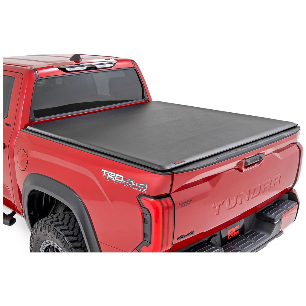 Rough Country Soft Roll Up Bed Cover Toyota Tundra 2WD/4WD (2022-2025)