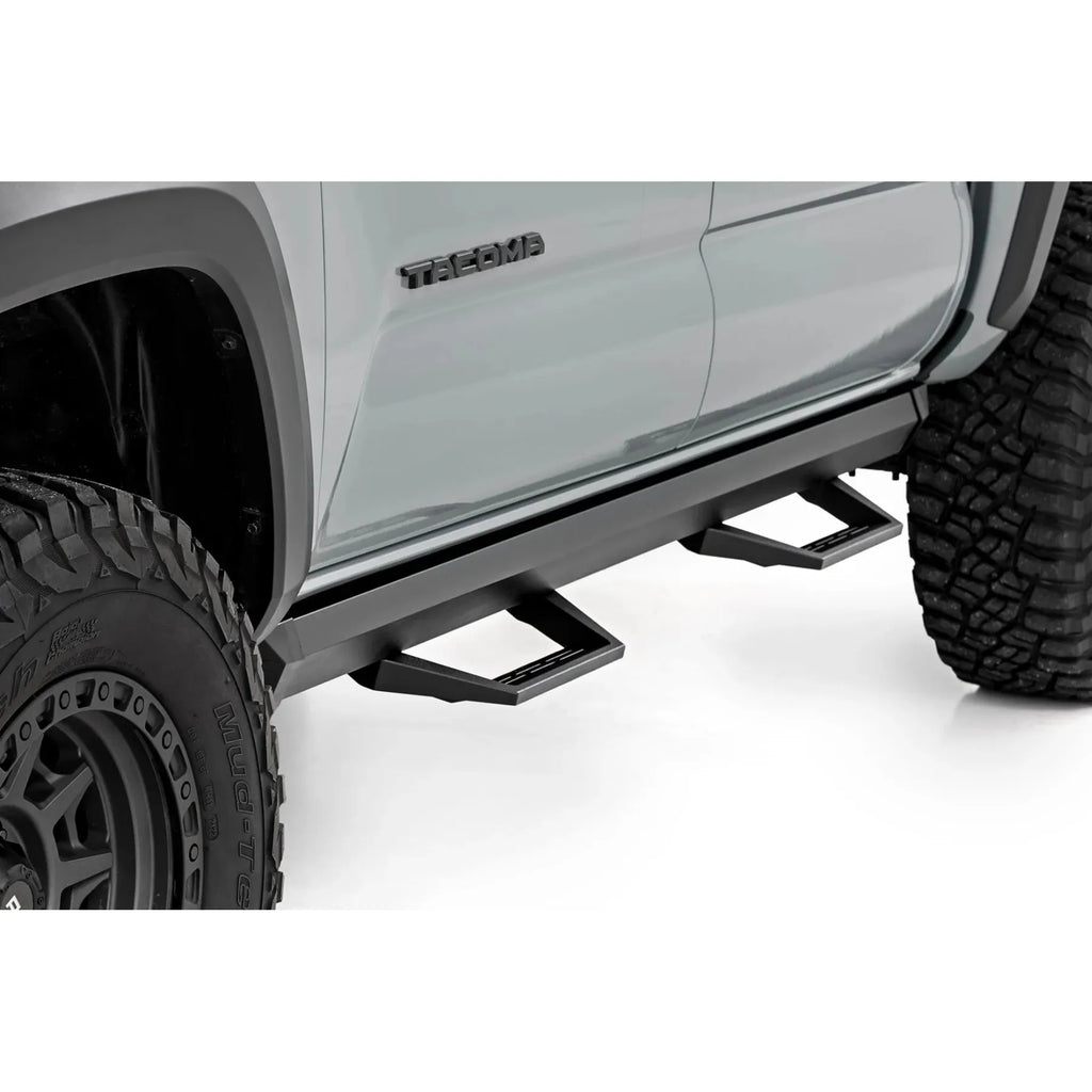 Rough Country SRL2 Adj Aluminum Step Double Cab | Toyota Tacoma 2WD/4WD (2005-2023)