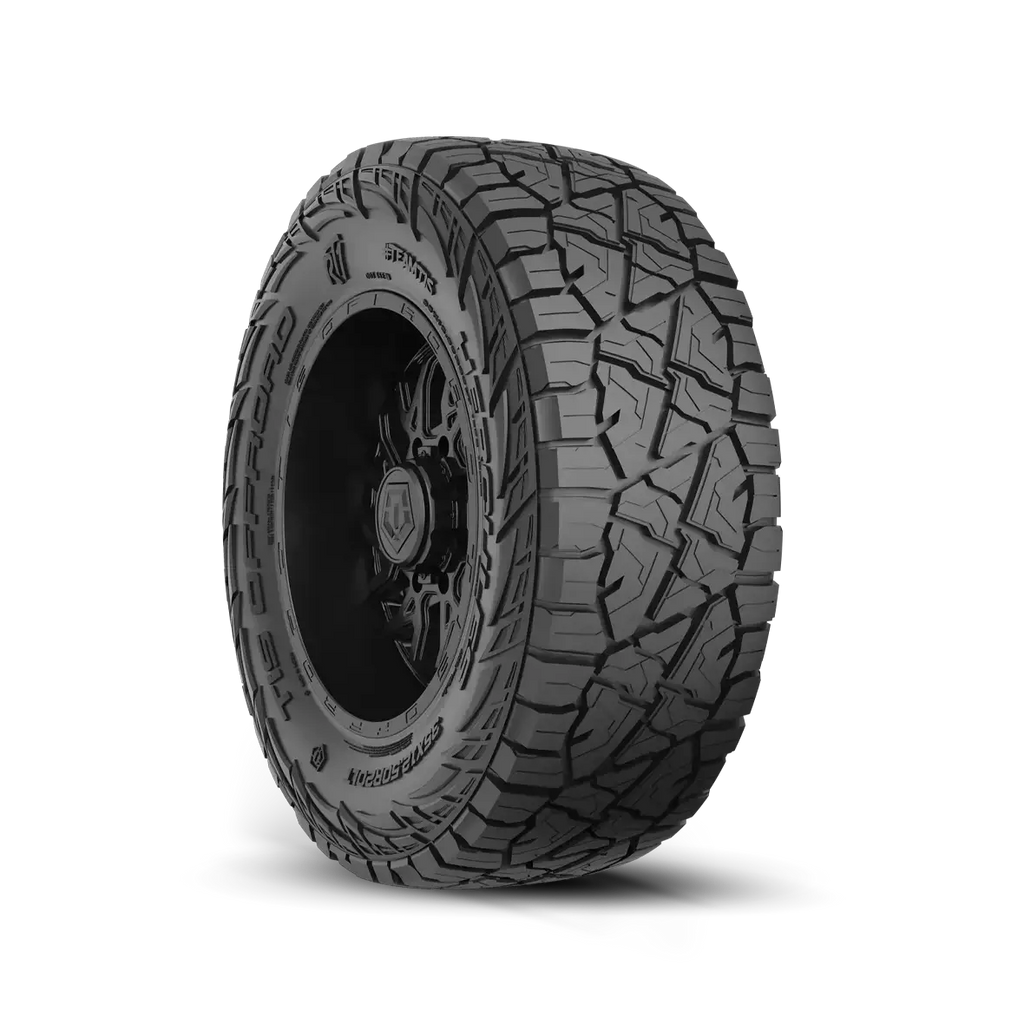 7 inch Lift N3 Bundle w/ 22x12 Gloss Black Wheels - 35in Hercules RT1 Tires & Upper Control Arms- 4wd (14-18)