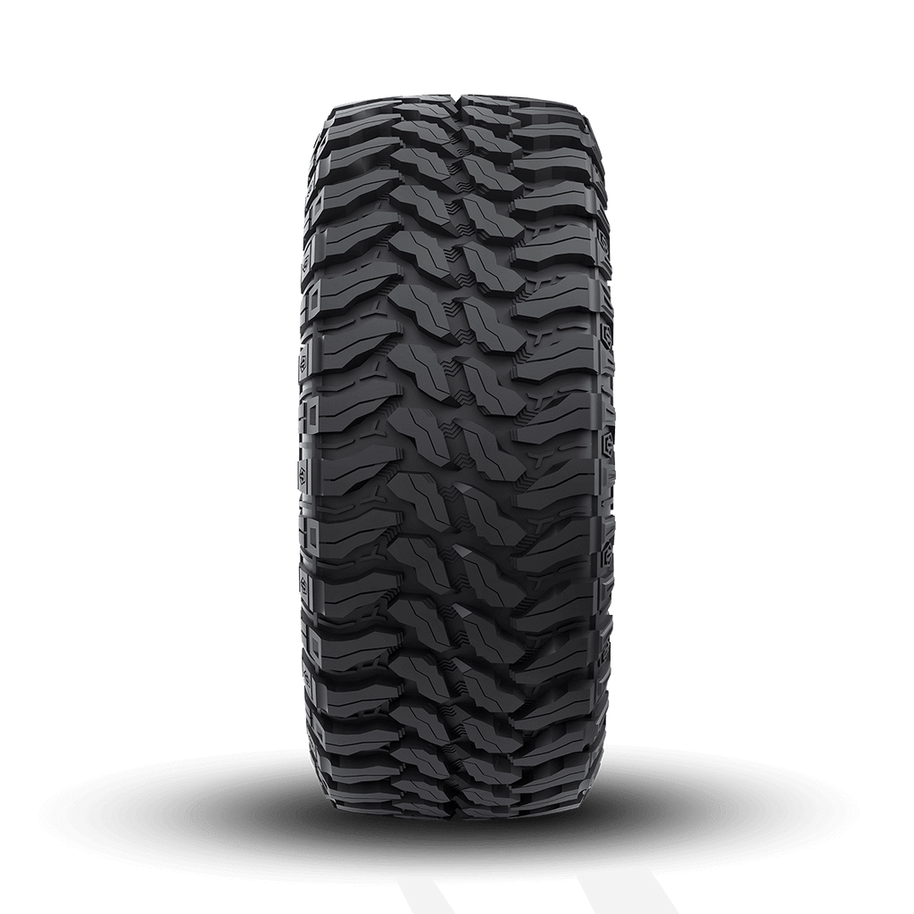 6 inch Bundle w/ 22x12 Gloss Black Wheels and 35in Hercules TT1 Tires - 2wd