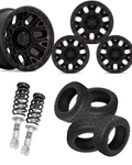 2.5 Level Bundle w/ 20x9 Matte Black Tinted Wheels & 33in Nitto Recon Grapplers - 4wd