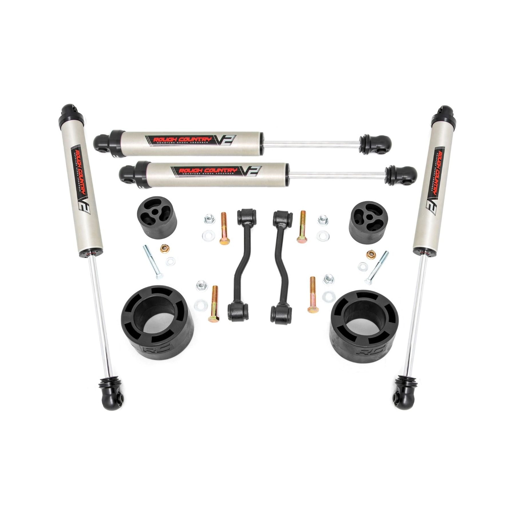 Rough Country 2.5 Inch Leveling Kit Jeep Gladiator JT 4WD (2024-2025)